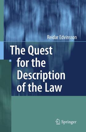 Edvinsson |  The Quest for the Description of the Law | Buch |  Sack Fachmedien