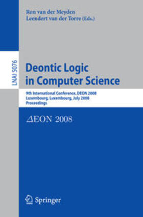 van der Meyden / van der Torre |  Deontic Logic in Computer Science | eBook | Sack Fachmedien