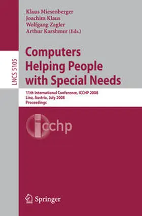 Miesenberger / Klaus / Zagler |  Computers Helping People with Special Needs | eBook | Sack Fachmedien