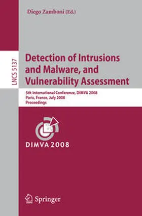 Zamboni |  Detection of Intrusions and Malware, and Vulnerability Assessment | eBook | Sack Fachmedien