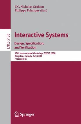 Palanque / Graham |  Interactive Systems. Design, Specification, and Verification | Buch |  Sack Fachmedien