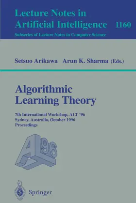 Arikawa / Sharma |  Algorithmic Learning Theory | eBook | Sack Fachmedien