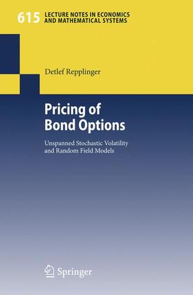 Repplinger |  Pricing of Bond Options | Buch |  Sack Fachmedien