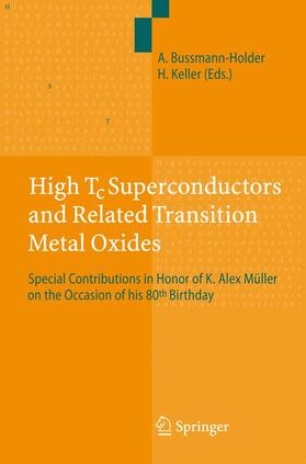 Keller / Bussmann-Holder |  High Tc Superconductors and Related Transition Metal Oxides | Buch |  Sack Fachmedien