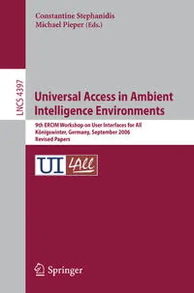 Stephanidis / Pieper | Universal Access in Ambient Intelligence Environments | E-Book | sack.de