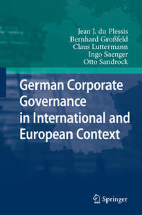 Plessis / Großfeld / Luttermann |  German Corporate Governance in International and European Context | eBook | Sack Fachmedien