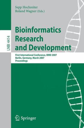 Hochreiter / Wagner |  Bioinformatics Research and Development | Buch |  Sack Fachmedien