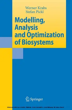 Krabs |  Modelling, Analysis and Optimization of Biosystems | eBook | Sack Fachmedien