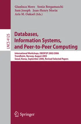 Moro / Bergamaschi / Joseph |  Databases, Information Systems, and Peer-to-Peer Computing | eBook | Sack Fachmedien