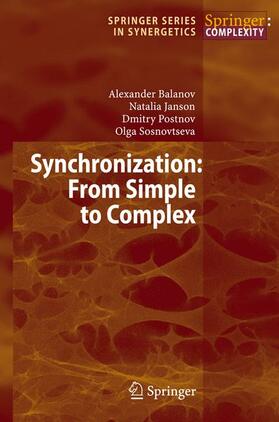 Balanov / Sosnovtseva / Janson |  Synchronization | Buch |  Sack Fachmedien