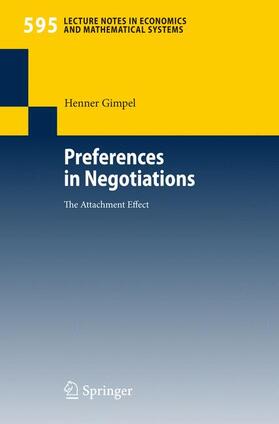 Gimpel |  Preferences in Negotiations | Buch |  Sack Fachmedien