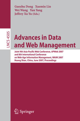 Dong / Lin / Wang |  Advances in Data and Web Management | eBook | Sack Fachmedien