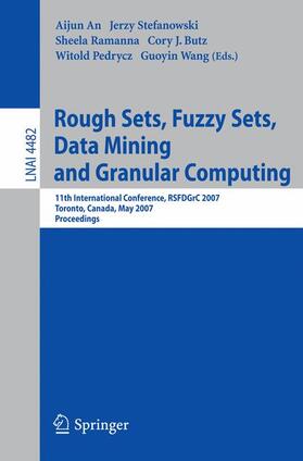 An / Stefanowski / Pedrycz |  Rough Sets, Fuzzy Sets, Data Mining and Granular Computing | Buch |  Sack Fachmedien