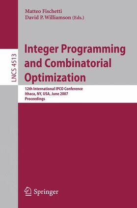 Williamson / Fischetti |  Integer Programming and Combinatorial Optimization | Buch |  Sack Fachmedien