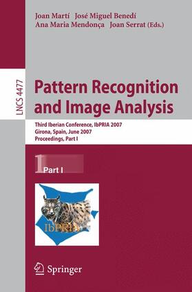 Marti / Martí / Benedi |  Pattern Recognition and Image Analysis | Buch |  Sack Fachmedien