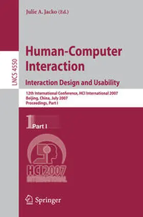 Jacko |  Human-Computer Interaction. Interaction Design and Usability | eBook | Sack Fachmedien