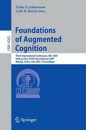 Reeves / Schmorrow |  Foundations of Augmented Cognition | Buch |  Sack Fachmedien