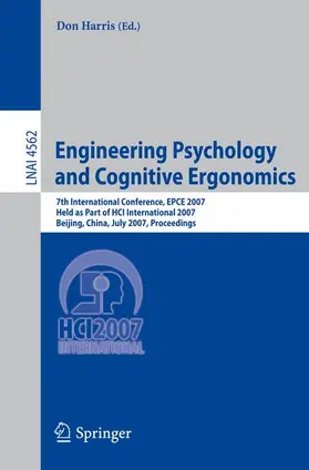 Harris | Engineering Psychology and Cognitive Ergonomics | Buch | 978-3-540-73330-0 | sack.de