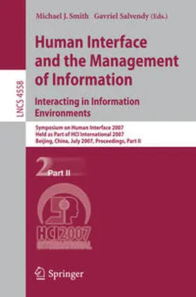 Smith / Salvendy |  Human Interface and the Management of Information. Interacting in Information Environments | eBook | Sack Fachmedien