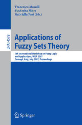 Masulli / Mitra / Pasi |  Applications of Fuzzy Sets Theory | eBook | Sack Fachmedien