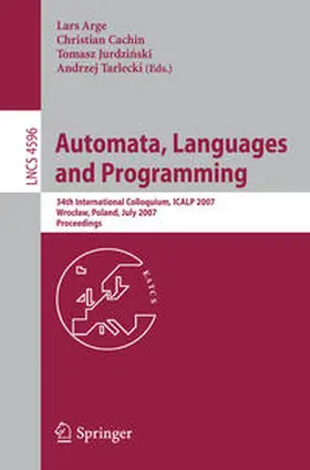 Arge / Cachin / Jurdzinski | Automata, Languages and Programming | E-Book | sack.de