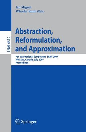 Tuml / Miguel |  Abstraction, Reformulation, and Approximation | Buch |  Sack Fachmedien