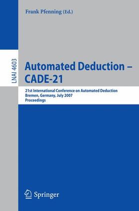 Pfenning |  Automated Deduction - CADE-21 | Buch |  Sack Fachmedien
