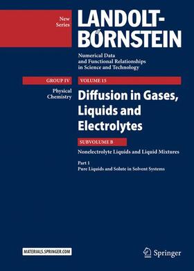 Lechner / Winkelmann |  Diffusion in Gases, Liquids and Electrolytes | Buch |  Sack Fachmedien