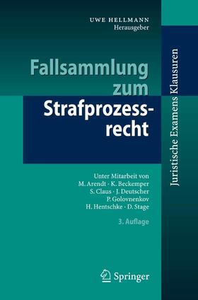Hellmann / Arendt / Beckemper |  Fallsammlung zum Strafprozessrecht | eBook | Sack Fachmedien