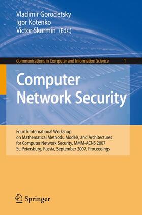 Gorodetsky / Skormin / Kotenko |  Computer Network Security | Buch |  Sack Fachmedien