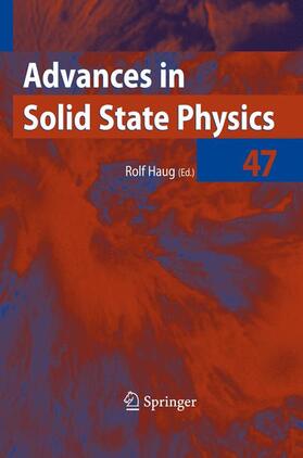 Haug |  Advances in Solid State Physics 47 | Buch |  Sack Fachmedien