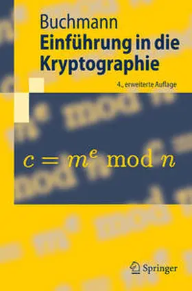 Buchmann |  Einführung in die Kryptographie | eBook | Sack Fachmedien