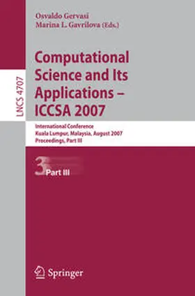 Gervasi |  Computational Science and Its Applications - ICCSA 2007 | eBook | Sack Fachmedien