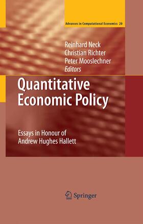 Neck / Richter / Mooslechner |  Quantitative Economic Policy | eBook | Sack Fachmedien