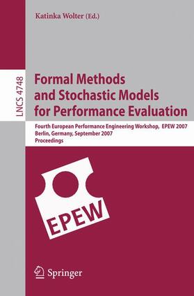 Wolter |  Formal Methods and Stochastic Models for Performance Evaluation | Buch |  Sack Fachmedien
