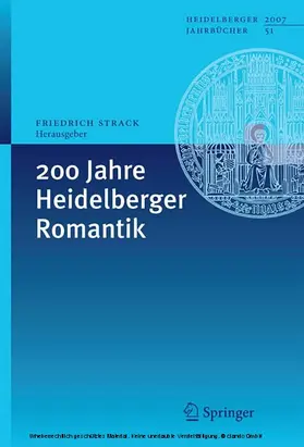 Strack |  200 Jahre Heidelberger Romantik | eBook | Sack Fachmedien