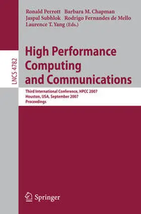 Perrott / Chapman / Subhlok |  High Performance Computing and Communications | eBook | Sack Fachmedien