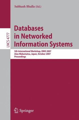 Bhalla |  Databases in Networked Information Systems | Buch |  Sack Fachmedien