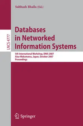 Bhalla |  Databases in Networked Information Systems | eBook | Sack Fachmedien