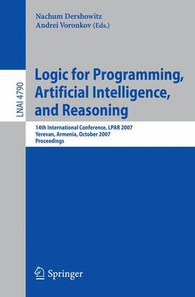 Voronkov / Dershowitz |  Logic for Programming, Artificial Intelligence, and Reasoning | Buch |  Sack Fachmedien