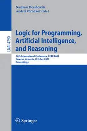 Dershowitz / Voronkov |  Logic for Programming, Artificial Intelligence, and Reasoning | eBook | Sack Fachmedien