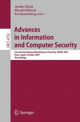 Miyaji / Kikuchi / Rannenberg |  Advances in Information and Computer Security | Buch |  Sack Fachmedien