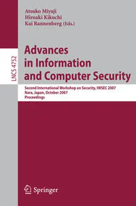 Kikuchi / Rannenberg |  Advances in Information and Computer Security | eBook | Sack Fachmedien