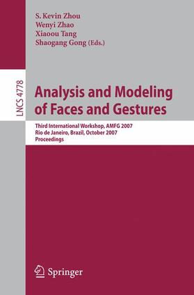 Zhou / Gong / Zhao |  Analysis and Modeling of Faces and Gestures | Buch |  Sack Fachmedien