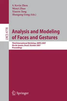 Zhou / Zhao / Tang | Analysis and Modeling of Faces and Gestures | E-Book | sack.de