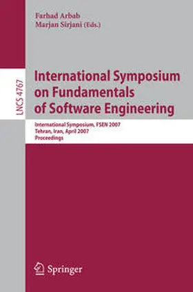 Arbab / Sirjani |  International Symposium on Fundamentals of Software Engineering | eBook | Sack Fachmedien