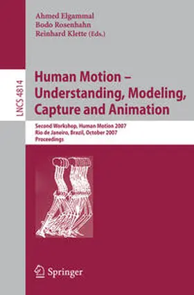 Elgammal / Rosenhahn / Klette |  Human Motion - Understanding, Modeling, Capture and Animation | eBook | Sack Fachmedien