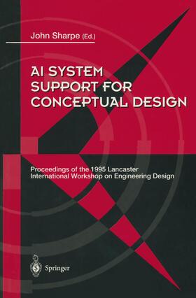 Sharpe |  AI System Support for Conceptual Design | Buch |  Sack Fachmedien