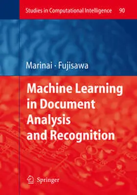 Marinai / Fujisawa |  Machine Learning in Document Analysis and Recognition | eBook | Sack Fachmedien