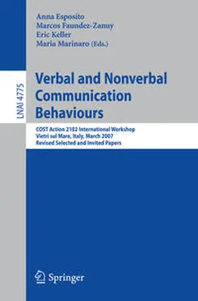 Esposito / Faundez-Zanuy / Keller |  Verbal and Nonverbal Communication Behaviours | eBook | Sack Fachmedien